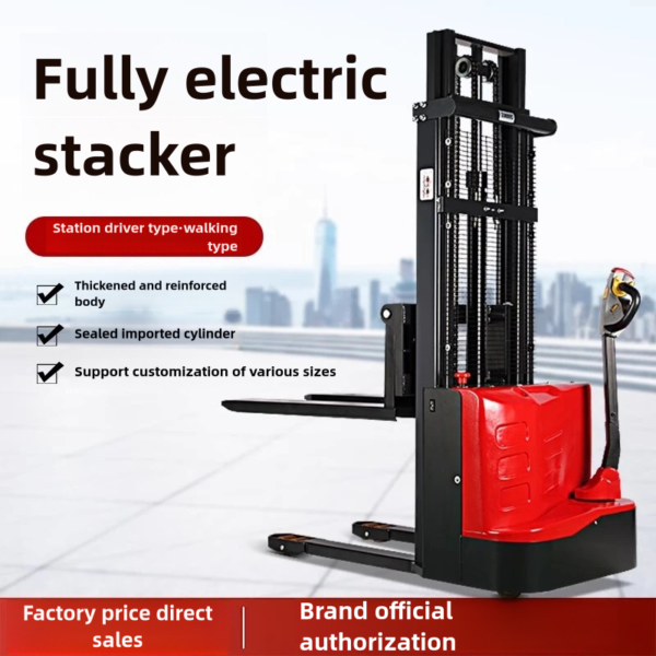 Fully electric stacker